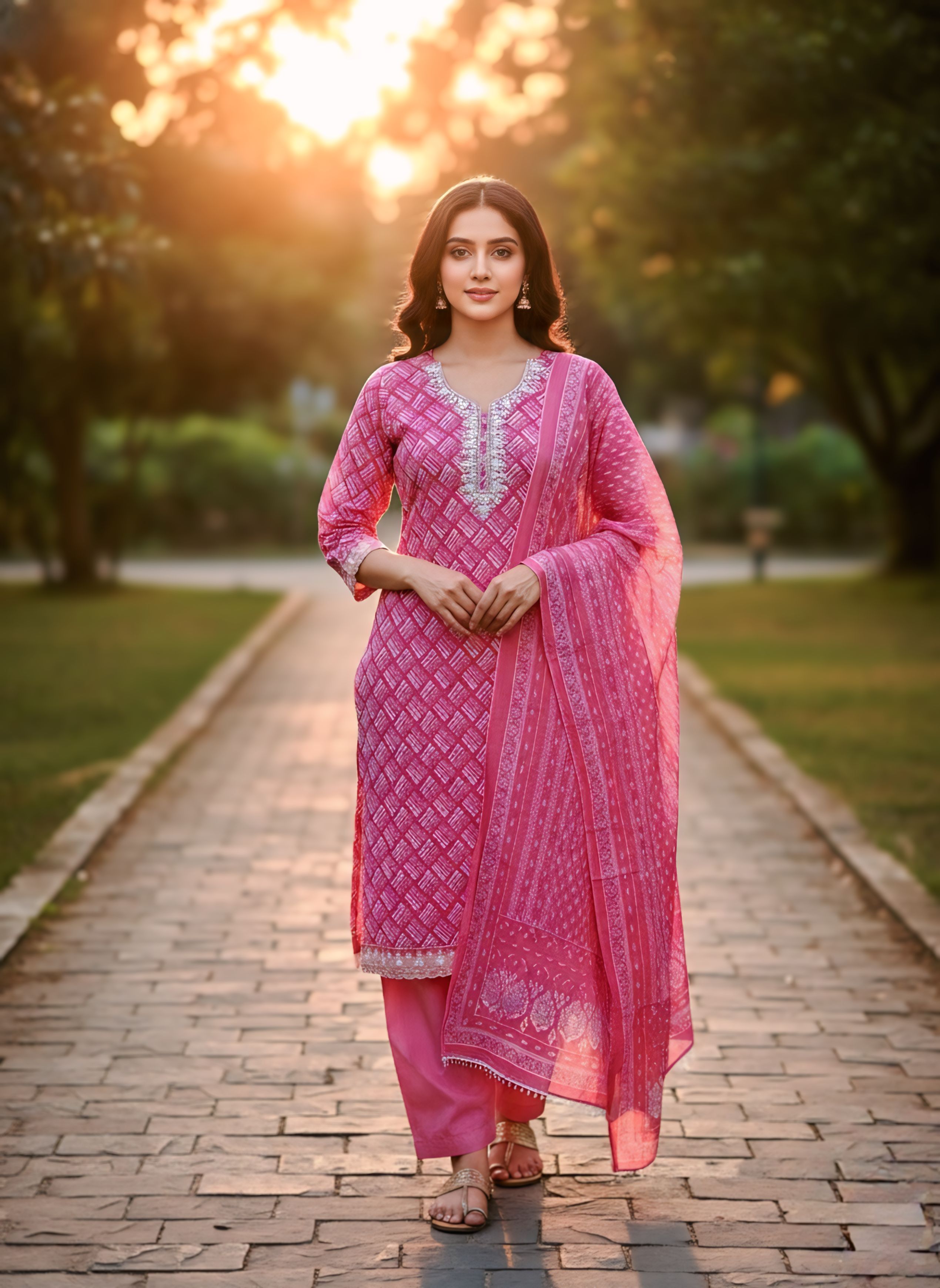 গর্জিয়াস লুকের থ্রি পিস